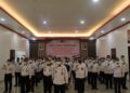 Secara Virtual, Lapas Kelas I Tangerang Ikuti Apel Awal Tahun 2023 Bersama Menkumham RI