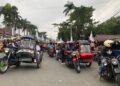 Ekspedisi Toba- HPN 2023: Asyiknya Jalan-Jalan Sore dengan Becak Motor Siantar
