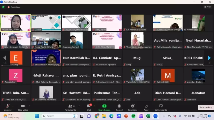 Dinkes dan YKI Depok Adakan Webinar Terkait Kanker Payudara