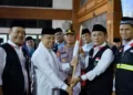 Lepas Calhaj Kloter 31, Sekda Depok Ingatkan Jemaah Agar Jaga Kesehatan