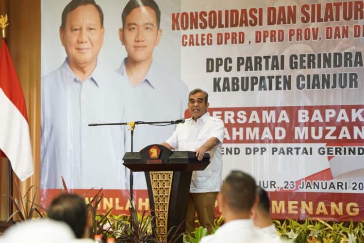 Muzani: Setiap Prabowo Kampanye Masyarakat Selalu Menyemut, Insya Allah Satu Putaran