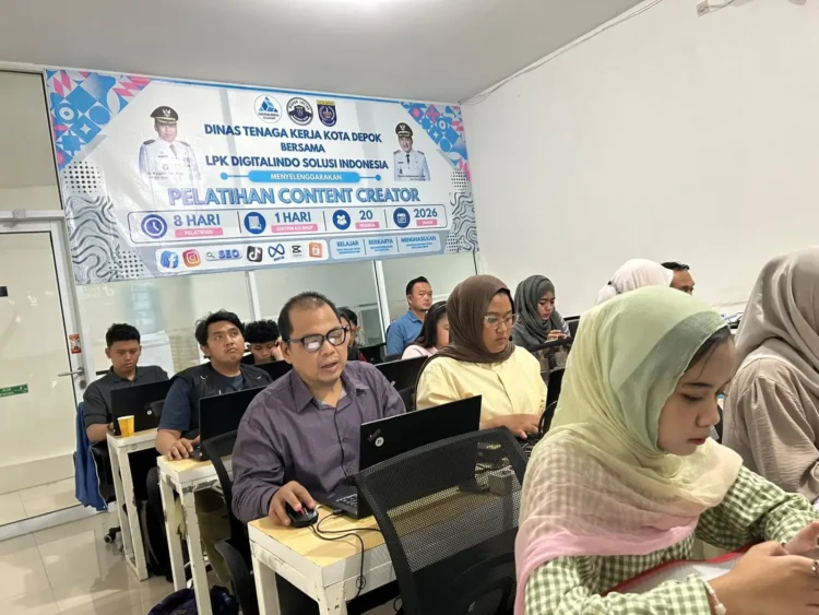 Pelatihan Content Creator Disnaker Depok Buka Peluang Kerja, Peserta Batch Pertama Mulai Bekerja
